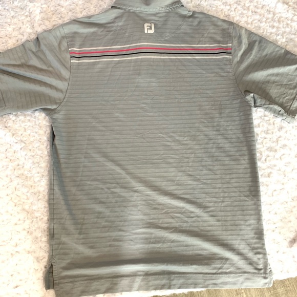 FootJoy Grey Polo Shirt Men’s Size L FJ - Picture 2 of 6